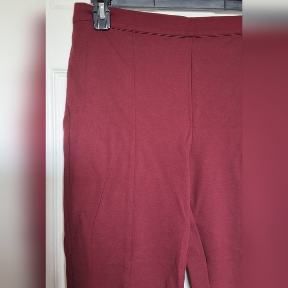 Modcloth XL Side Zip Cropped Comfort Dress Pants Pockets Holiday Casual Workwear - Picture 2 of 13